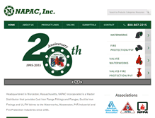 Tablet Screenshot of napacinc.com